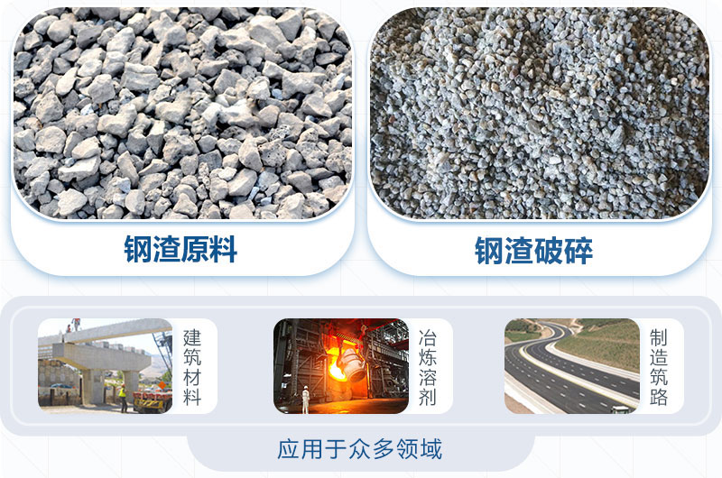 鋼渣破碎后應用領(lǐng)域 鋼渣破碎后應用領(lǐng)域