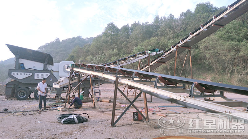 移動(dòng)粉碎機(jī)油電兩用，作業(yè)效率高