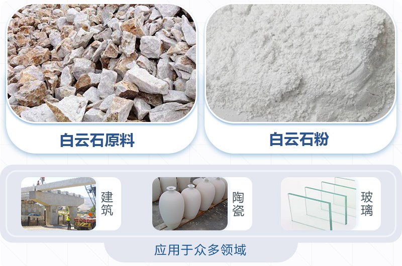 白云石粉應(yīng)用領(lǐng)域