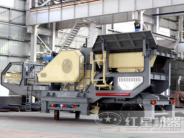 移動式鵝卵石破碎機 移動式鵝卵石破碎機