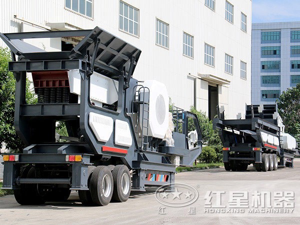 高清車載移動(dòng)青石破碎制砂機(jī) 高清車載移動(dòng)青石破碎制砂機(jī)