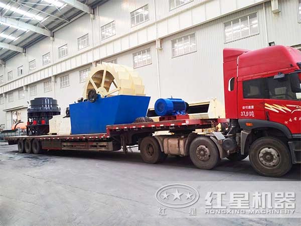 河北孫老板洗砂機發(fā)貨圖 河北孫老板洗砂機發(fā)貨圖