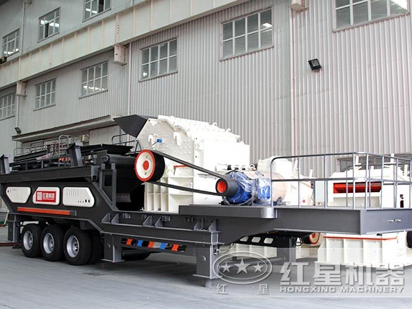 移動卵石制沙機(jī)（搭載細(xì)碎機(jī)）