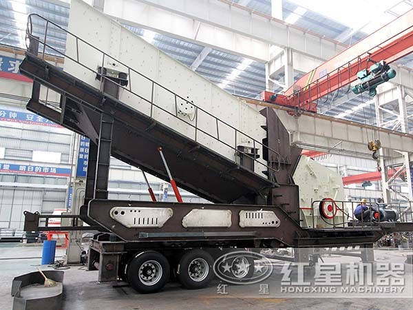 移動式碎石機(jī)(安裝反擊式破) 移動式碎石機(jī)(安裝反擊式破)