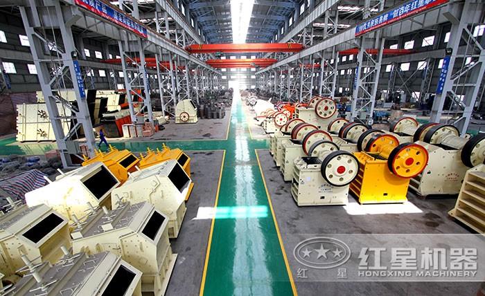 碎石機生產(chǎn)線廠家車間