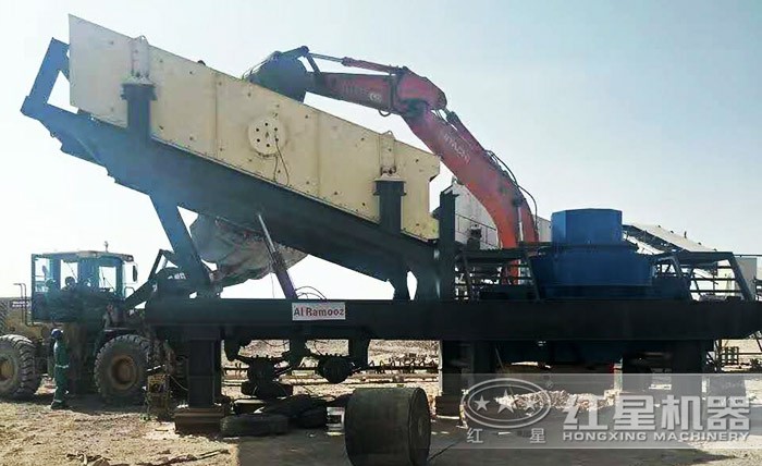 移動碎石機——配制砂機 移動碎石機——配制砂機