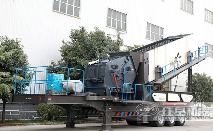 移動破碎機搭載反擊式破碎機 移動破碎機搭載反擊式破碎機