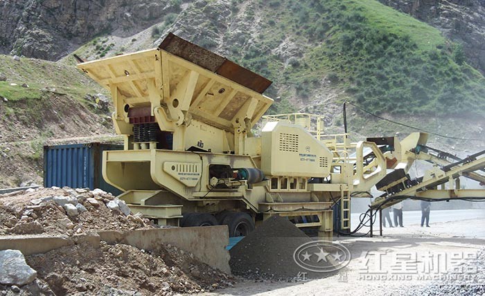 紅星移動式碎沙機(jī)現(xiàn)場 紅星移動式碎沙機(jī)現(xiàn)場