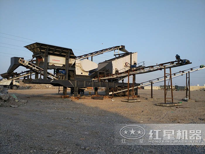 沖擊式移動(dòng)破碎站環(huán)保，綠色生產(chǎn)