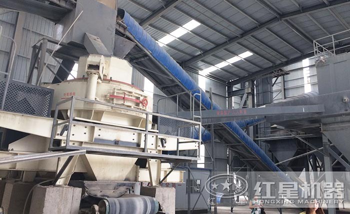 VSI7A沖擊式制砂整形機(jī)施工現(xiàn)場(chǎng)圖