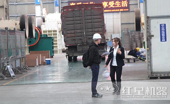 用戶到廠實地參觀，選型