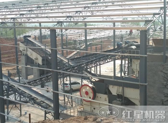 石料破碎生產(chǎn)線，設(shè)備展示