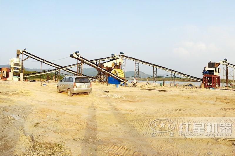 紅星越南客戶(hù)制砂現(xiàn)場(chǎng) 紅星越南客戶(hù)制砂現(xiàn)場(chǎng)