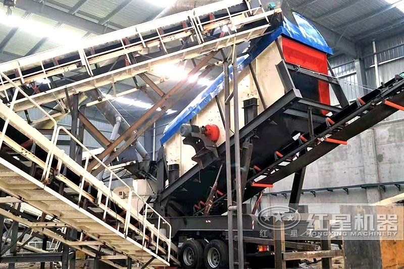 移動(dòng)式制砂機(jī)現(xiàn)場展示