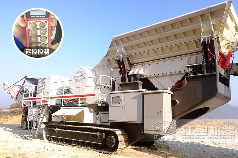 履帶碎石機(jī)現(xiàn)場(chǎng)，可安排客戶就近現(xiàn)場(chǎng)考察