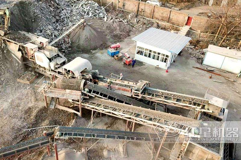 建筑廢料處理現(xiàn)場 建筑廢料處理現(xiàn)場