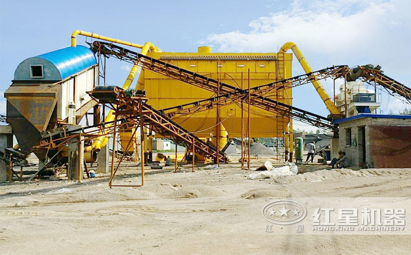 沖擊式制砂機現(xiàn)場