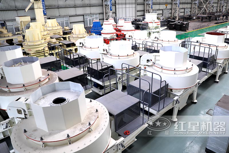 磕沙機(jī)車(chē)間實(shí)拍