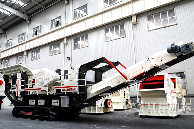 履帶式移動碎石機(jī)+顎式破碎機(jī)