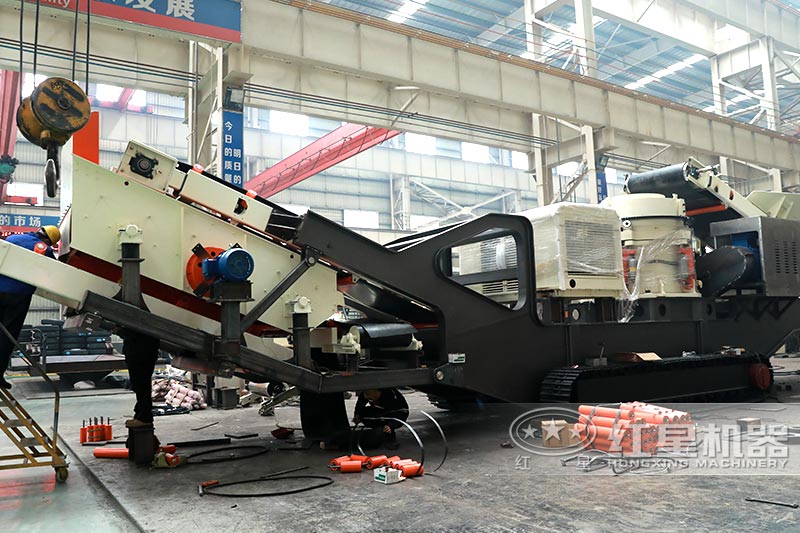 移動破碎制砂一體機(jī)車間實(shí)拍