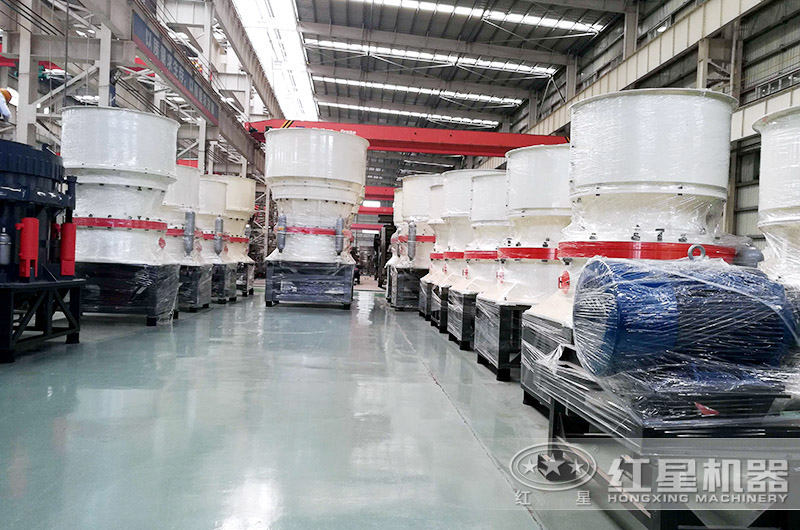 大型圓錐式破碎機(jī)立體設(shè)計(jì)，占地面積小，作業(yè)效率高