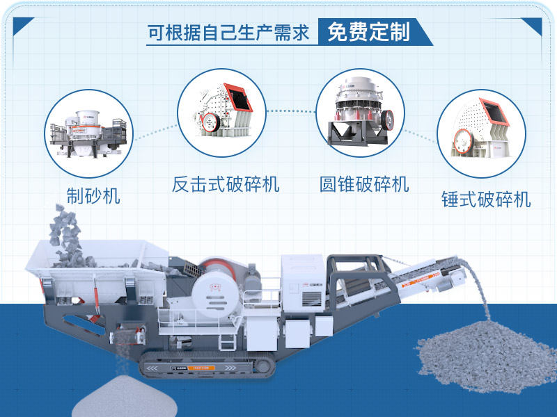 車載碎石機配置方案多種多樣，可按需定制