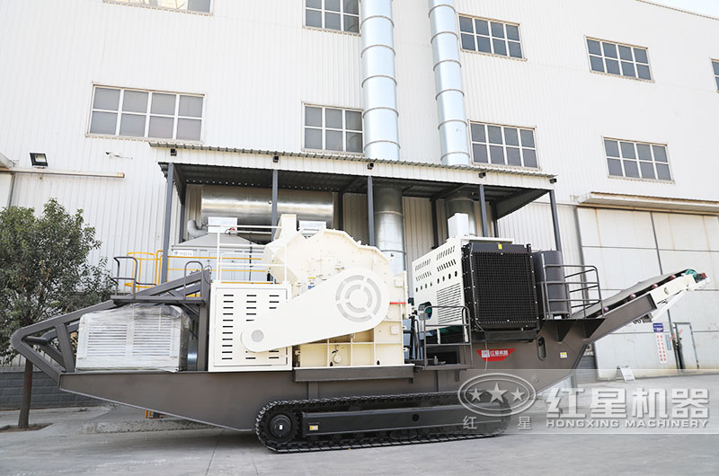 細(xì)碎履帶式移動制沙機，一鍵操控更智能