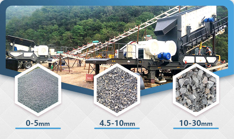 移動式瀝青路面破碎機，可處理廢舊瀝青、水泥塊、混凝土塊等