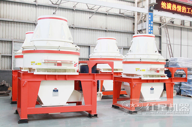 直通沖擊式制砂機，體積小，移動方便