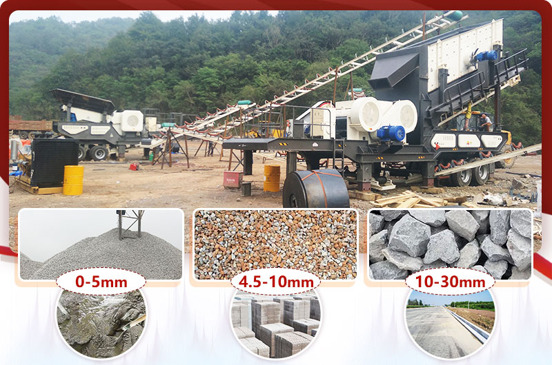 建筑垃圾變廢為寶，成品規(guī)格多