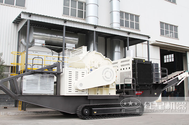 細(xì)碎破履帶式制砂機，處理細(xì)物料，級配合理