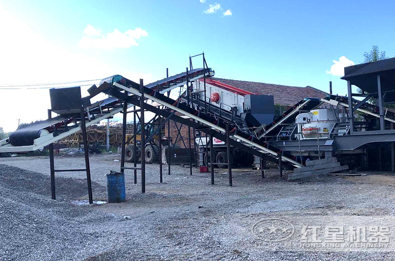 移動(dòng)式制砂機(jī)，車頭拉著即可移動(dòng)，更智能