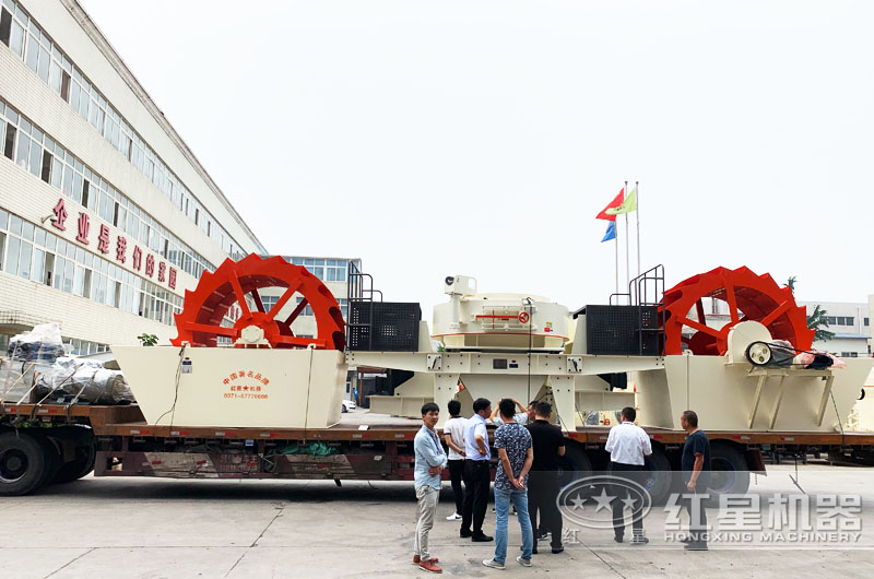 專車運(yùn)輸洗砂機(jī)，并免費(fèi)安裝