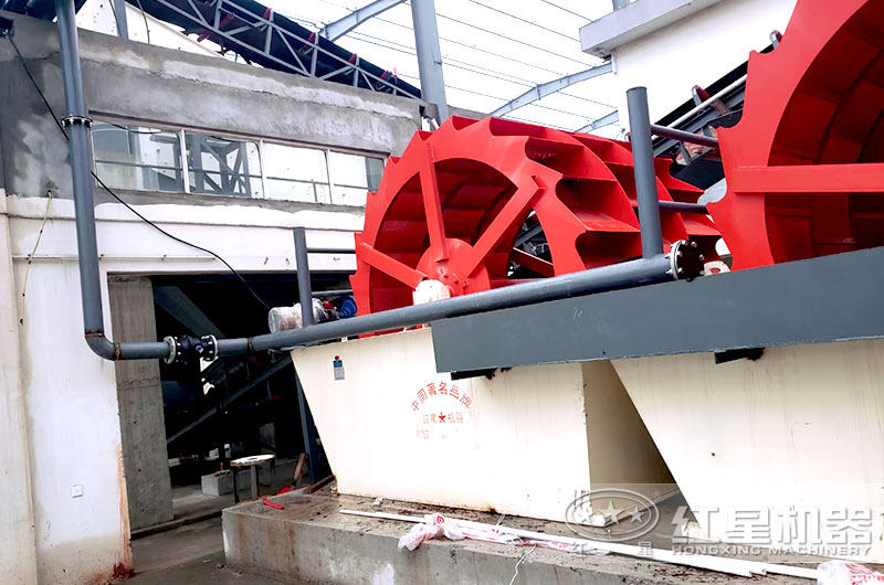 附帶洗砂機(jī)設(shè)備，洗凈度高達(dá)99%