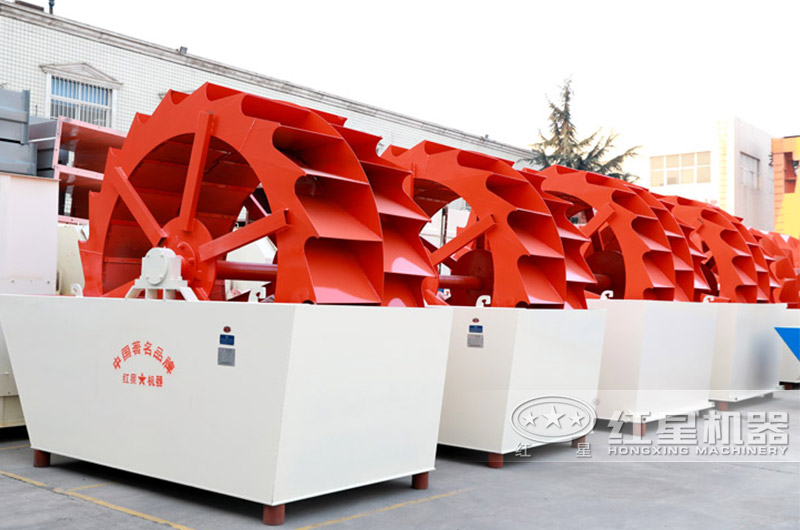 輪斗式洗砂機(jī)，洗凈度高達(dá)99%