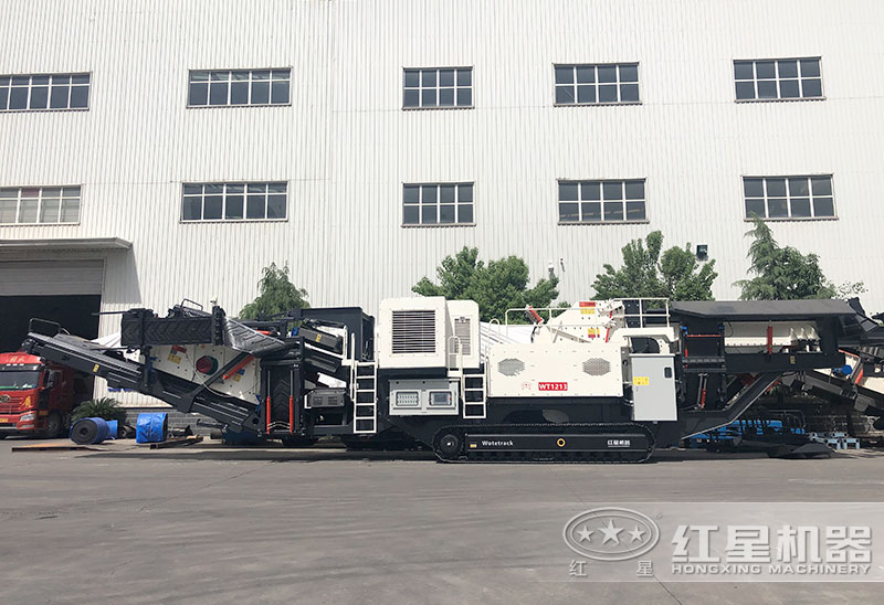 履帶移動建筑垃圾破碎機(jī)