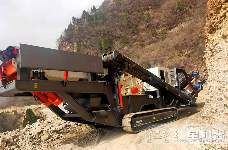 履帶移動建筑垃圾粉碎機(jī)