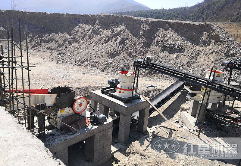 碎石打砂機粉碎石頭生產(chǎn)線
