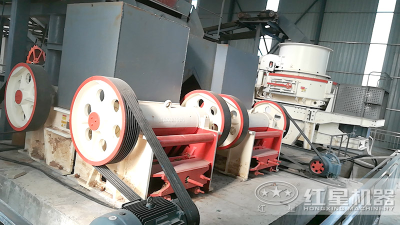 時產(chǎn)量50噸砂石制砂生產(chǎn)線實(shí)拍